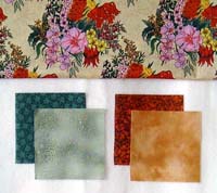 main fabric and accent fabrics