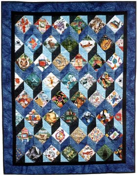 Talking Blocks quilt