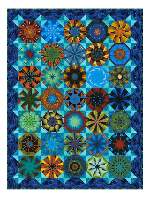 Trellis Star quilt