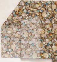 Fold back fabric on bolt